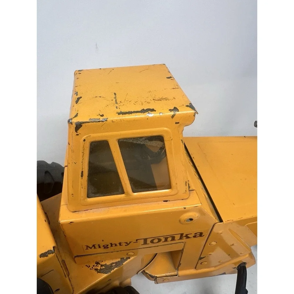 Vintage 1970s‎ Pressed Steel Mighty Tonka Road Grader #3945 XMB 975 Works Well